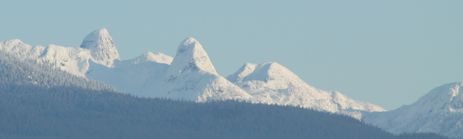 The Lions North Shore Mountains Vancouver BC