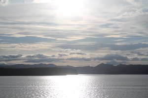 Vancouver Island from the Ferry 