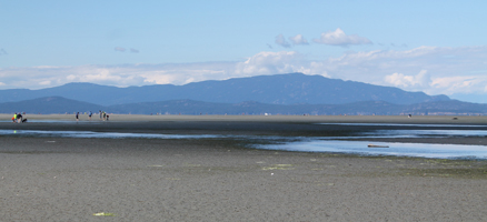 Texada and Lasqueti Islands from Rathtrevor Beach