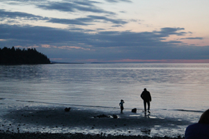 Sunset, Parksville Beach, Vancouver Island, British Columbia