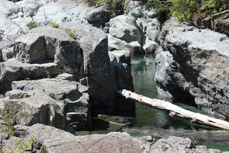 Rocky Stream on the road to Pacific Rim