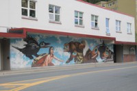 Mural, Juneau City Hall, Juneau, Alaska