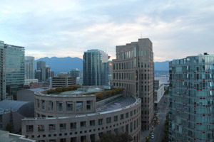 Vancouver Library at Sunrise